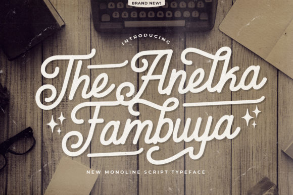 Anelka Fambuya: A Retro Script Font for Web Design