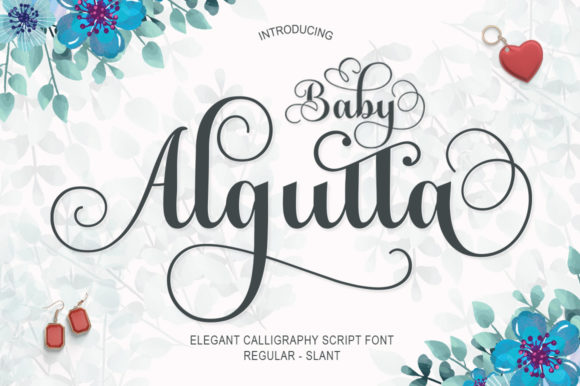 Baby Algutta: A Romantic Script Font for Editors