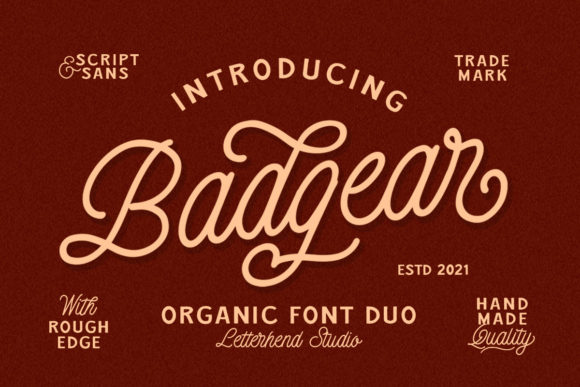 Badgear: A Premium Font for Modern Web Design