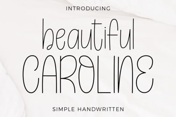 Beautiful Caroline: A Handwritten Font for Your Brand