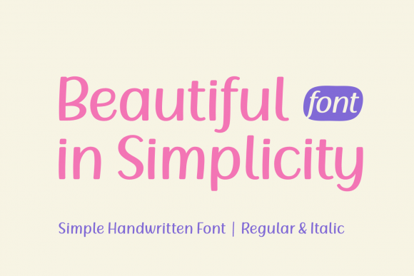 Beautiful in Simplicity: A Premium Script Font for Branding