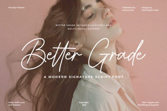 Better Grade: A Refined Handwritten Font for Editorial Design