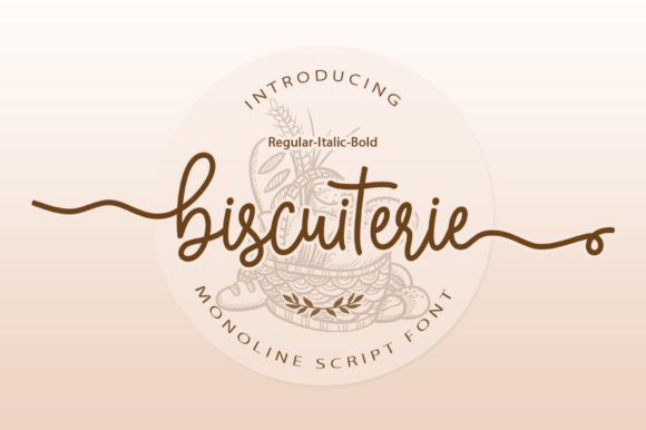 Biscuiterie: A Romantic Script Font for Branding