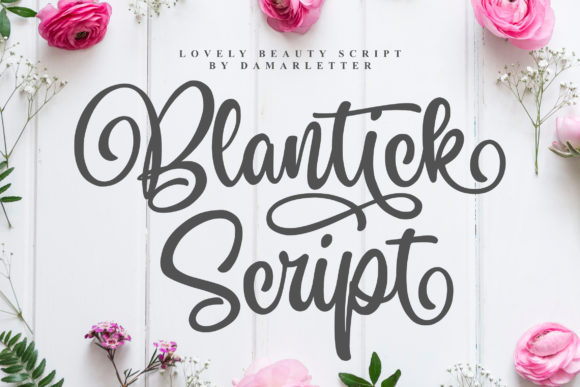Blantick: A Sweet Handwritten Font for Makers