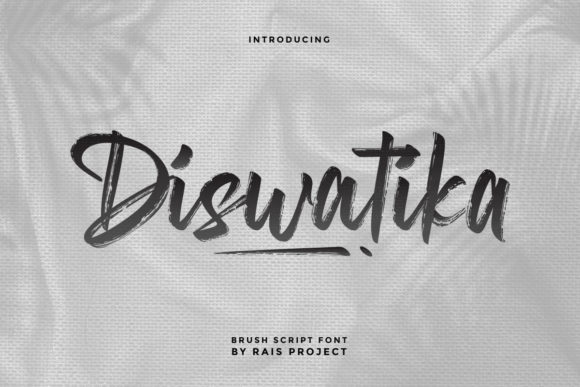 Diswatika: The Handwritten Font for Crafters
