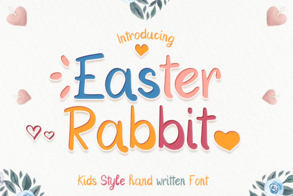 Easter Rabbit: A Joyful Handwritten Font for Editorial Design