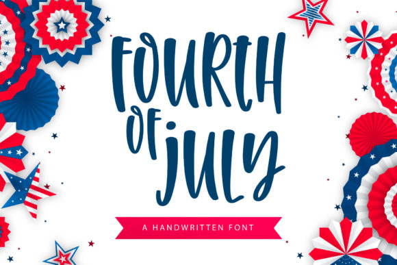 Fourth of July: A Handwritten Font for Your Brand