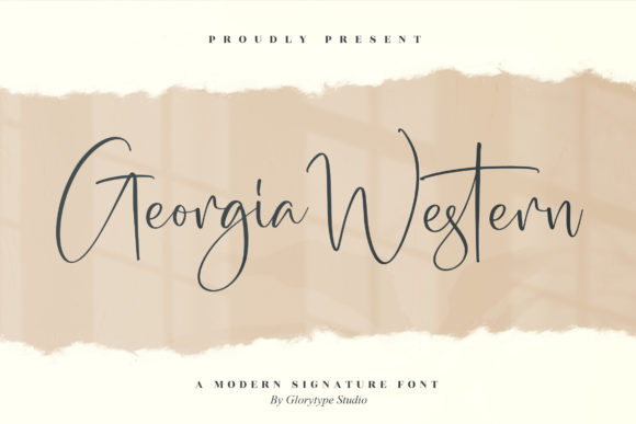 Georgia Western: A Modern Signature Font for Web Design