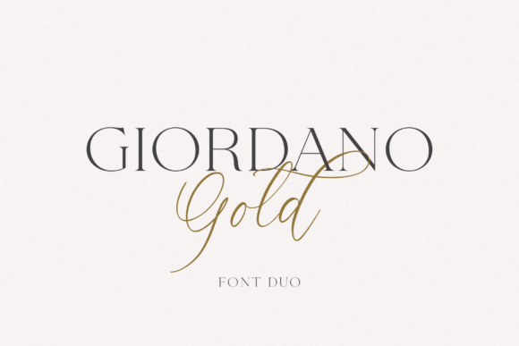 Giordano Gold: A Premium Font for Editorial Design