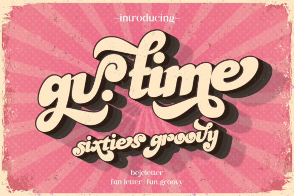 Gv. Time: A Bold Vintage Handwritten Font for Branding