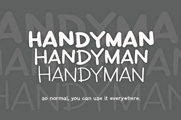 Handyman: The Friendly Handwritten Font for Your Brand