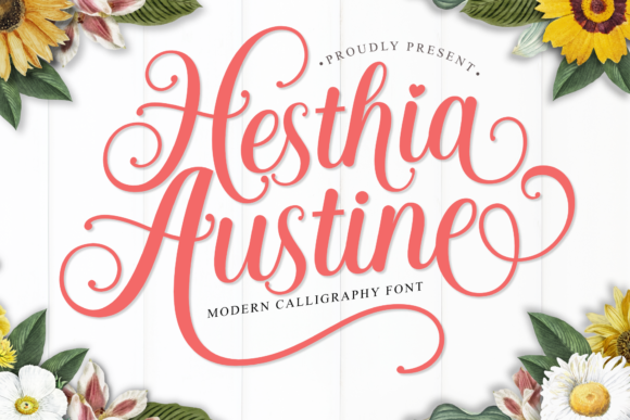 Hesthia Austine: A Modern Script Font for Your Brand