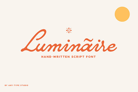 Luminaire: A Stylish Script Font for Campaigns