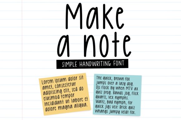 Make a Note: A Handwritten Font for Authentic Branding