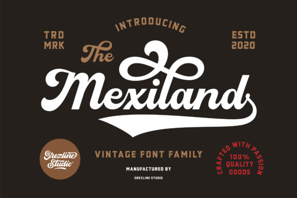 Mexiland: A Bold Script Font for Makers