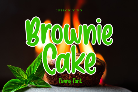 Reviewing Brownie Cake: A Handwritten Font for Campaigns