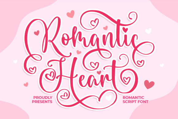 Romantic Heart: A Premium Script Font for Branding
