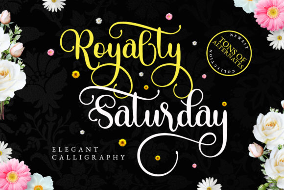 Royalty Saturday: A Luxurious Script Font for Editorial Design