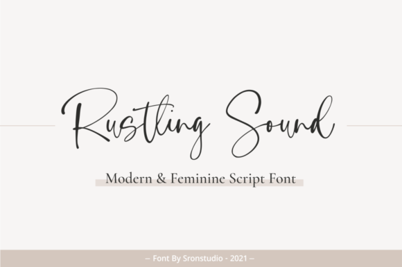 Rustling Sound: A Premium Handwritten Font for Business