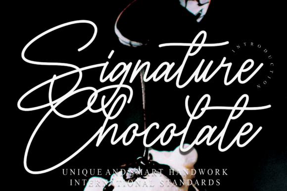 Signature Chocolate: A Handwritten Font for Editorial Design