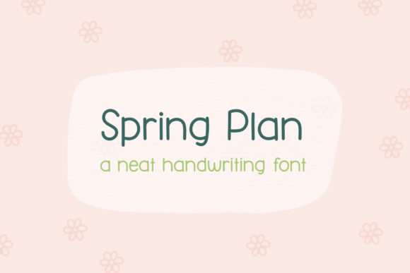 Spring Plan: The Handwritten Font for Clear Campaigns