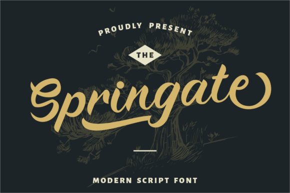 Springate: A Timeless Handwritten Font for Web Design