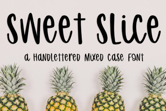 Sweet Slice: A Handwritten Font for Creative Branding
