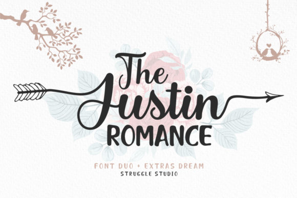 The Justin Romance: A Premium Script Font for Editorial Design